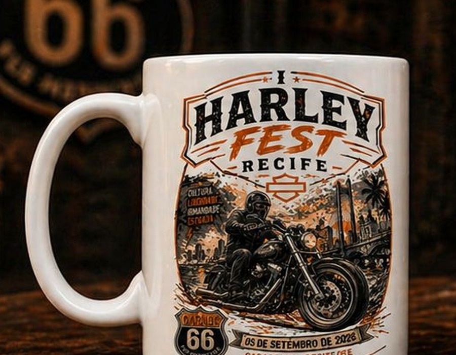 Caneca oficial Harley Fest Recife